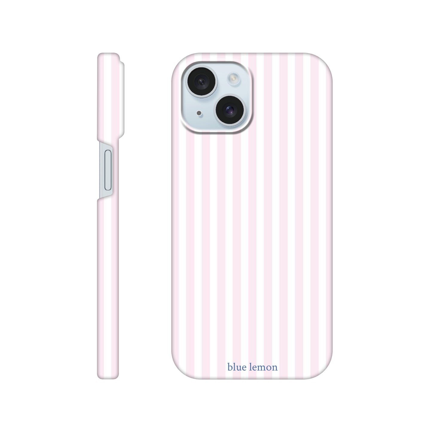 Slim Pink Striped Case