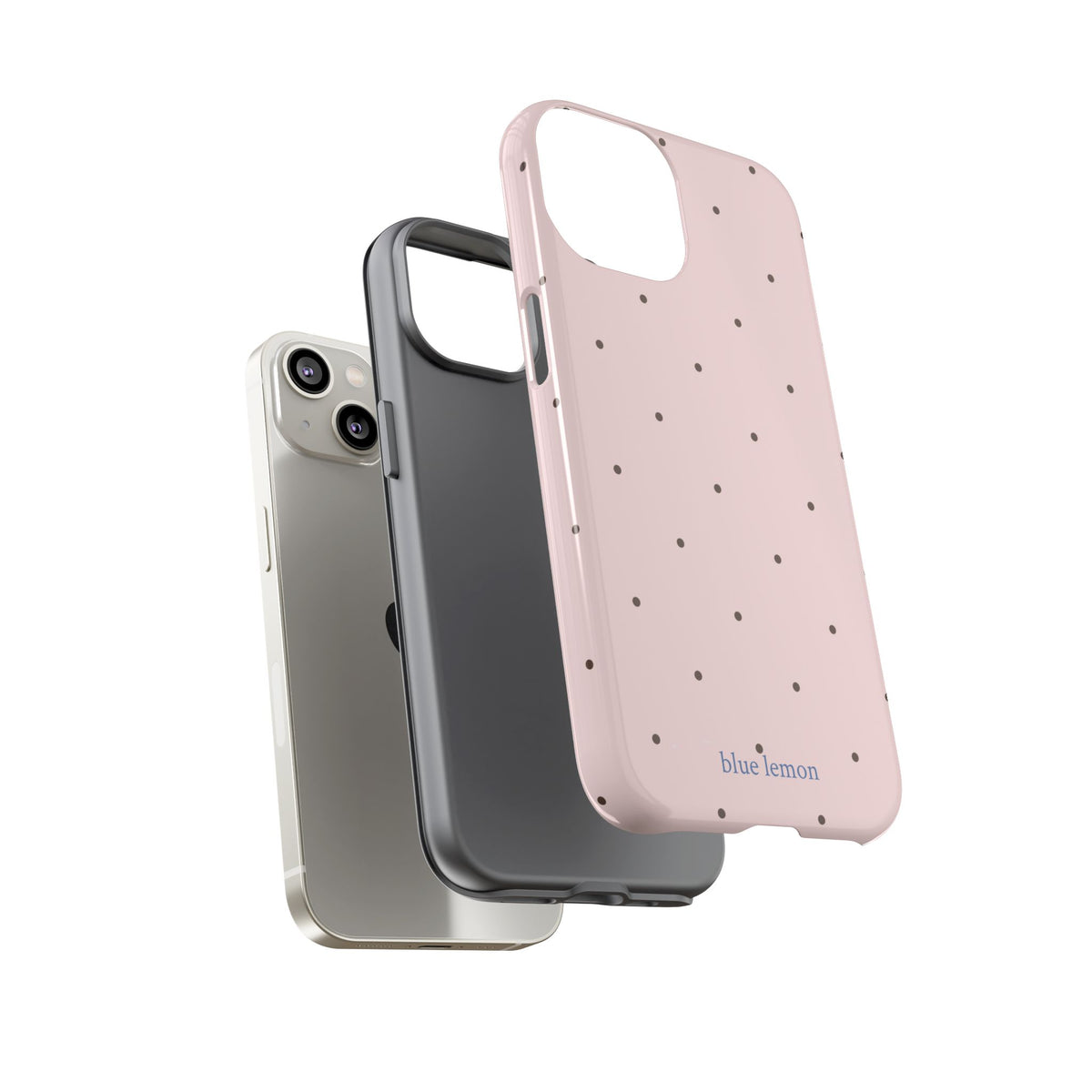 Pink & Brown Polka-Dot Case