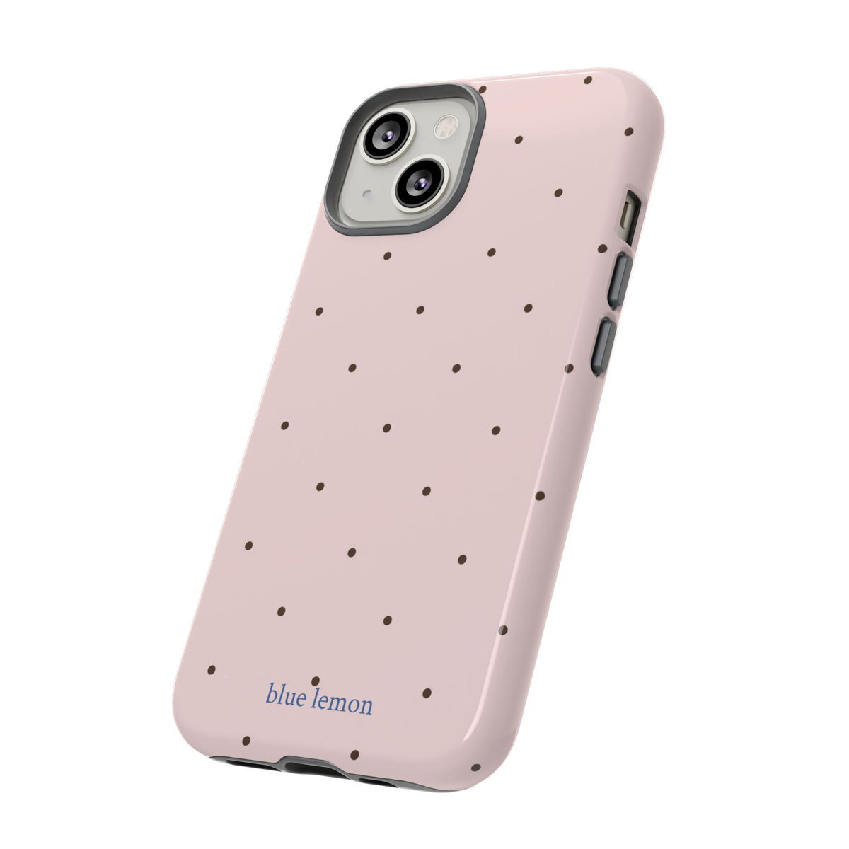 Pink & Brown Polka-Dot Case