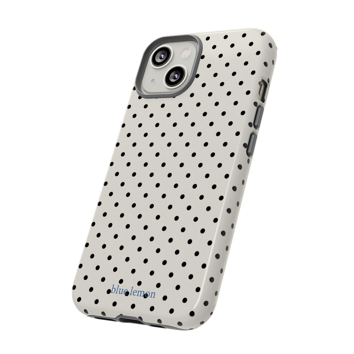 White & Black Polka-Dot Case