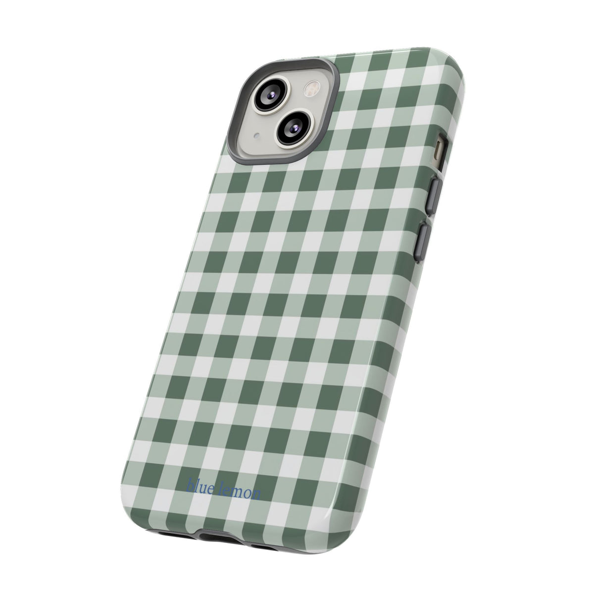 Green Gingham Case
