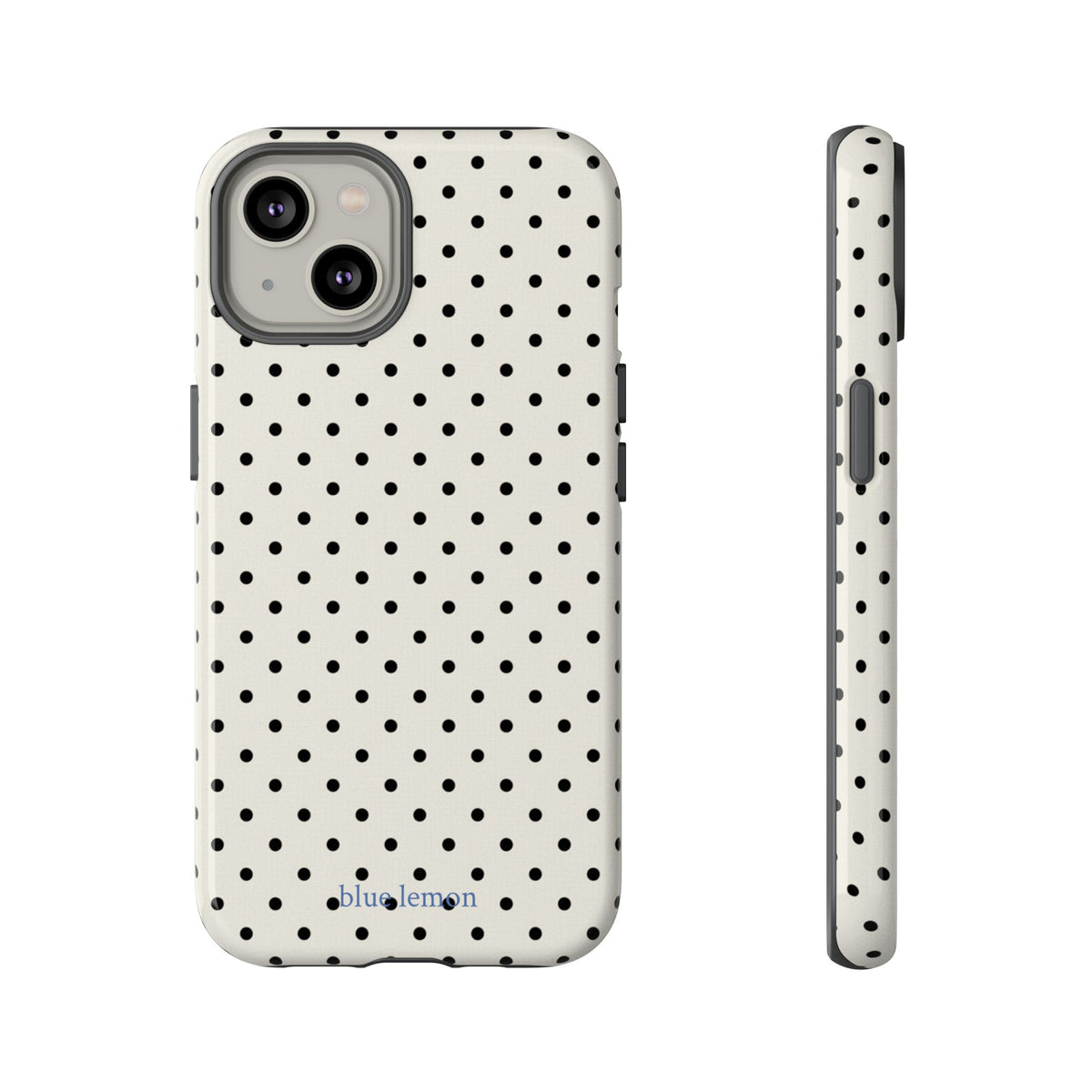 White & Black Polka-Dot Case
