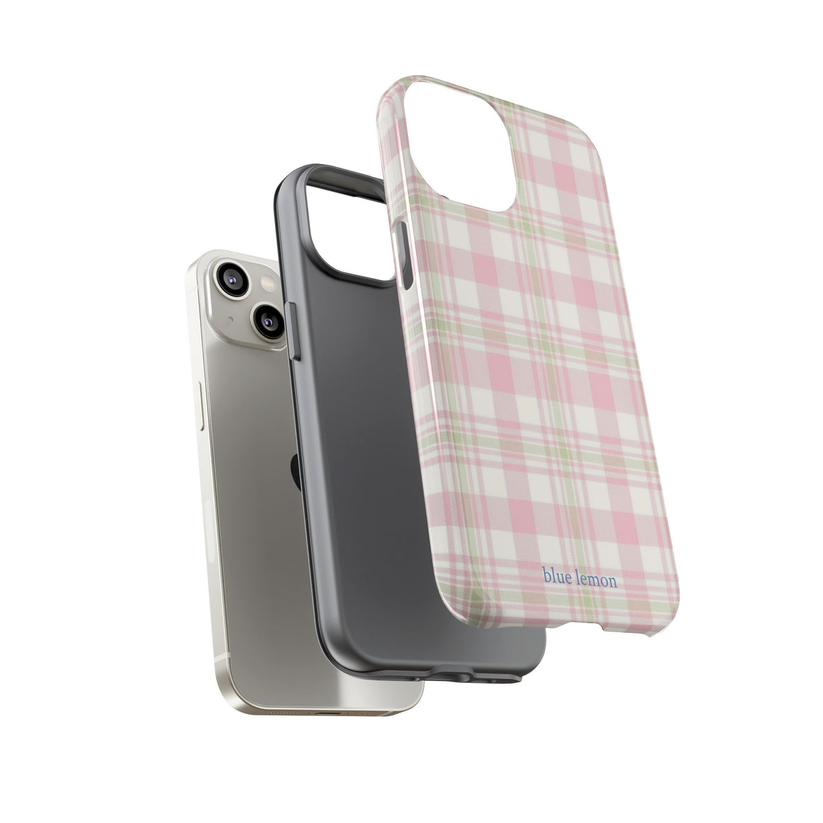 Pink & Green Plaid Case