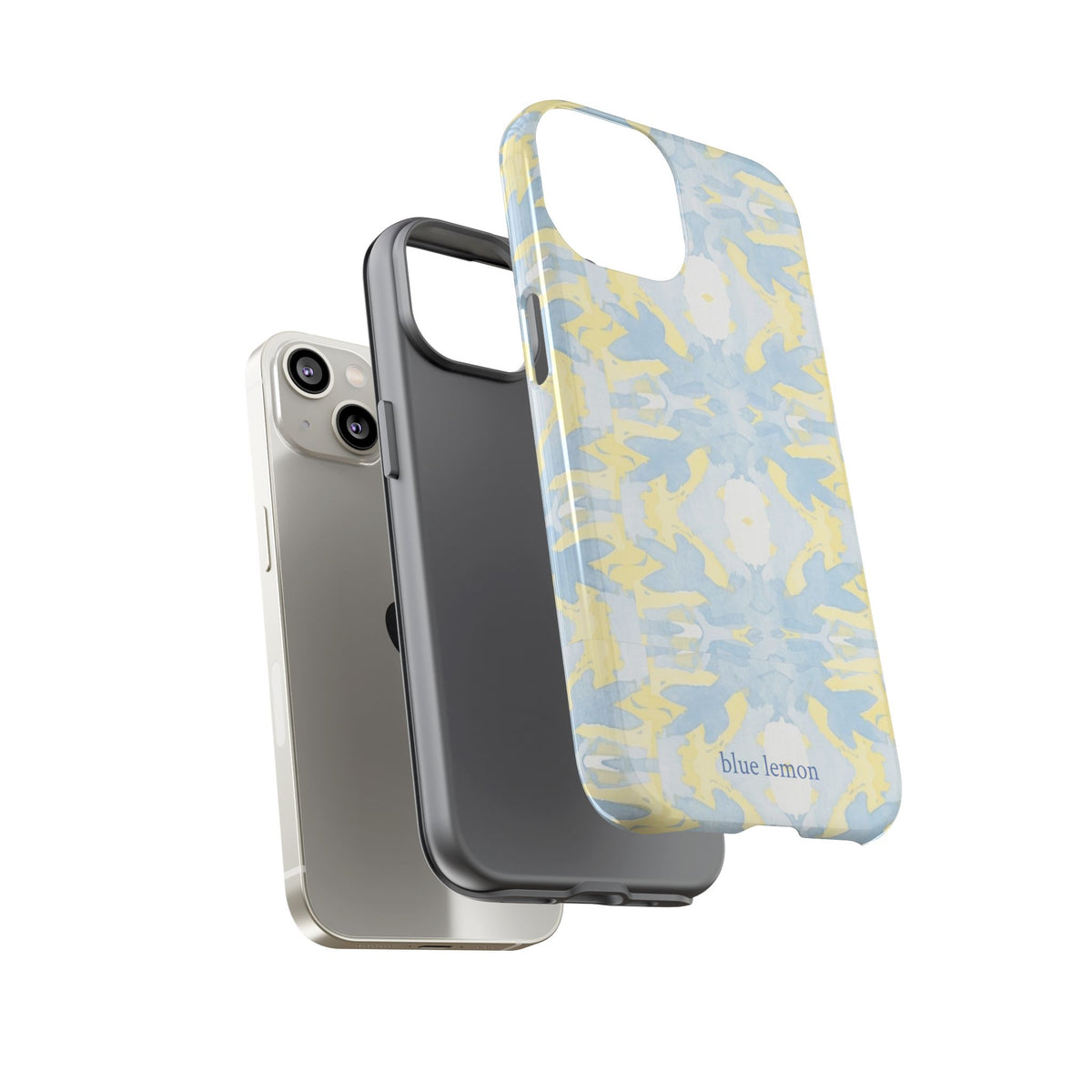 Blue & Yellow Abstract Case
