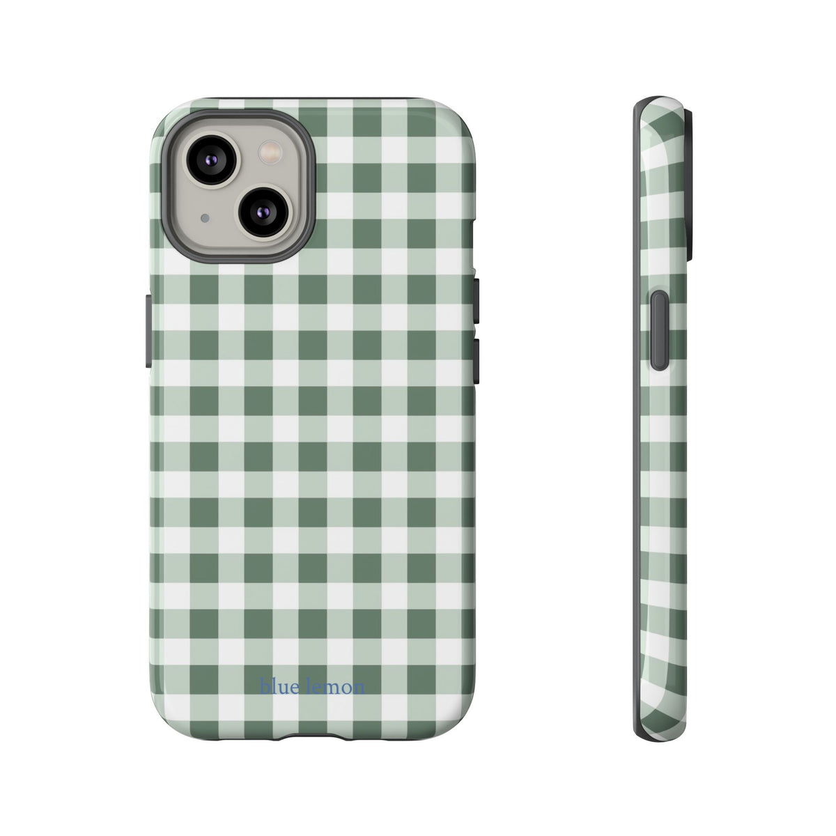Green Gingham Case