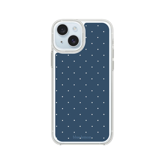 Navy Polka-dot Case