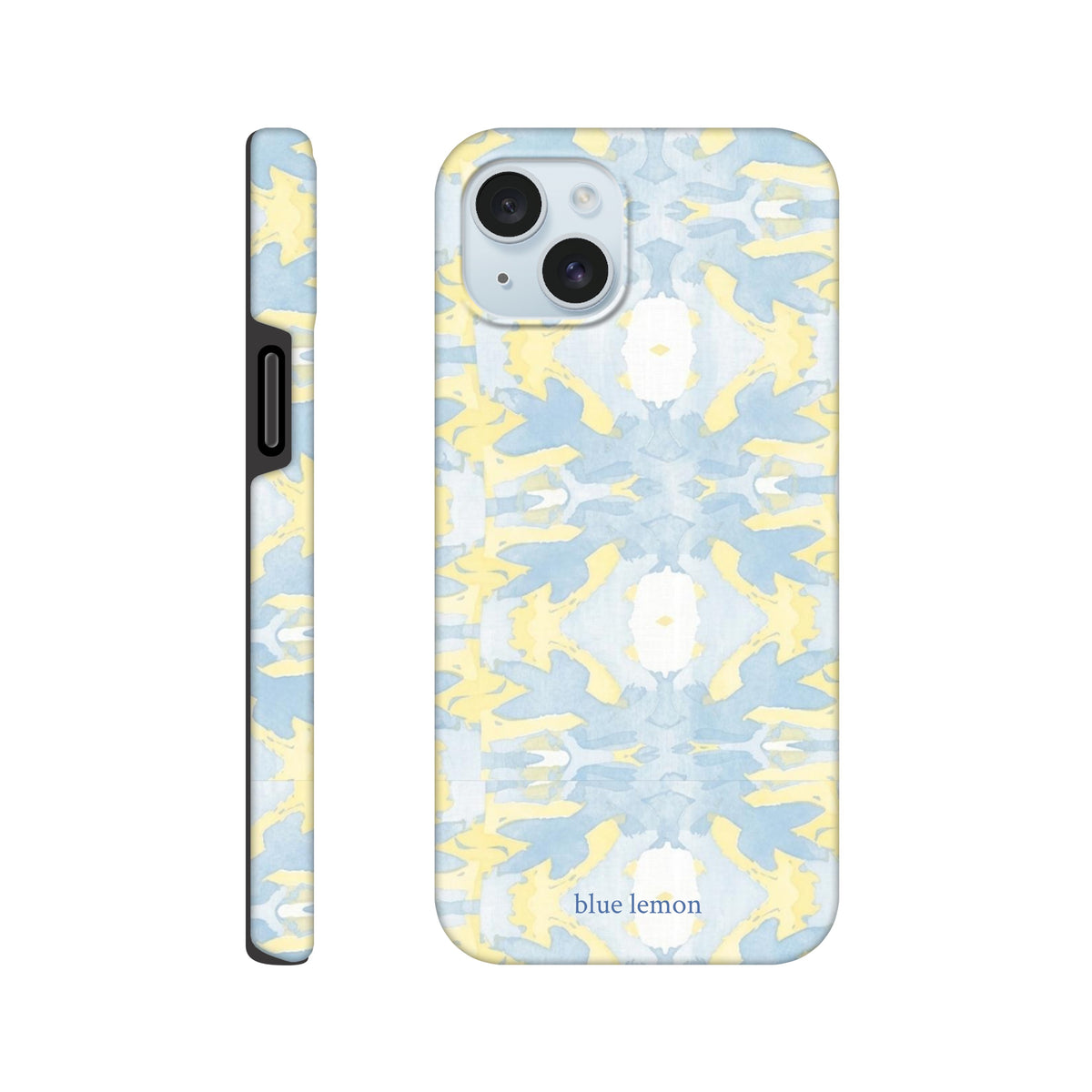 Blue & Yellow Abstract Case