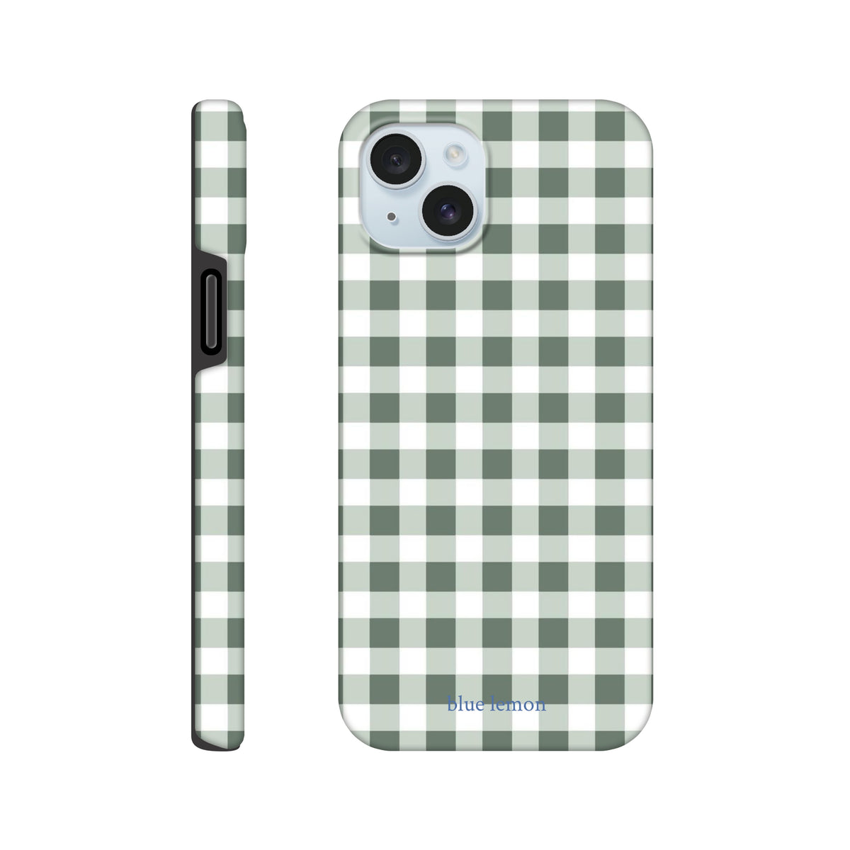 Green Gingham Case