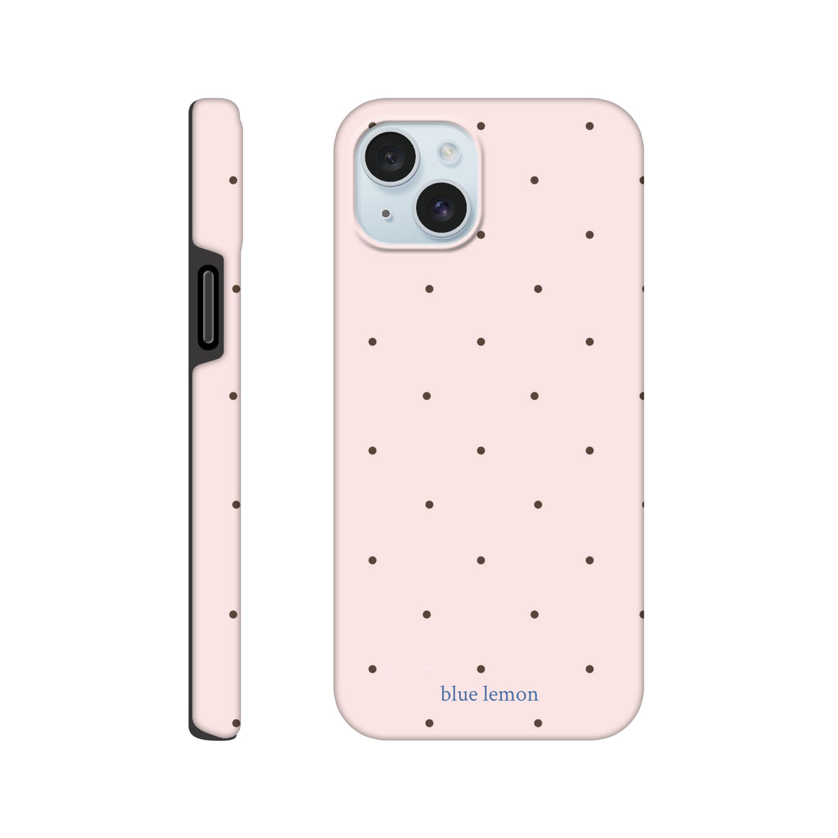 Pink & Brown Polka-Dot Case