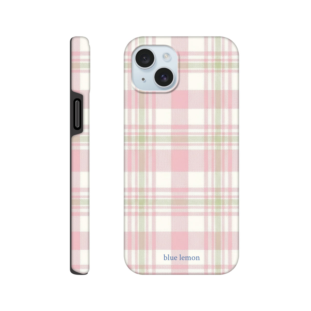 Pink & Green Plaid Case