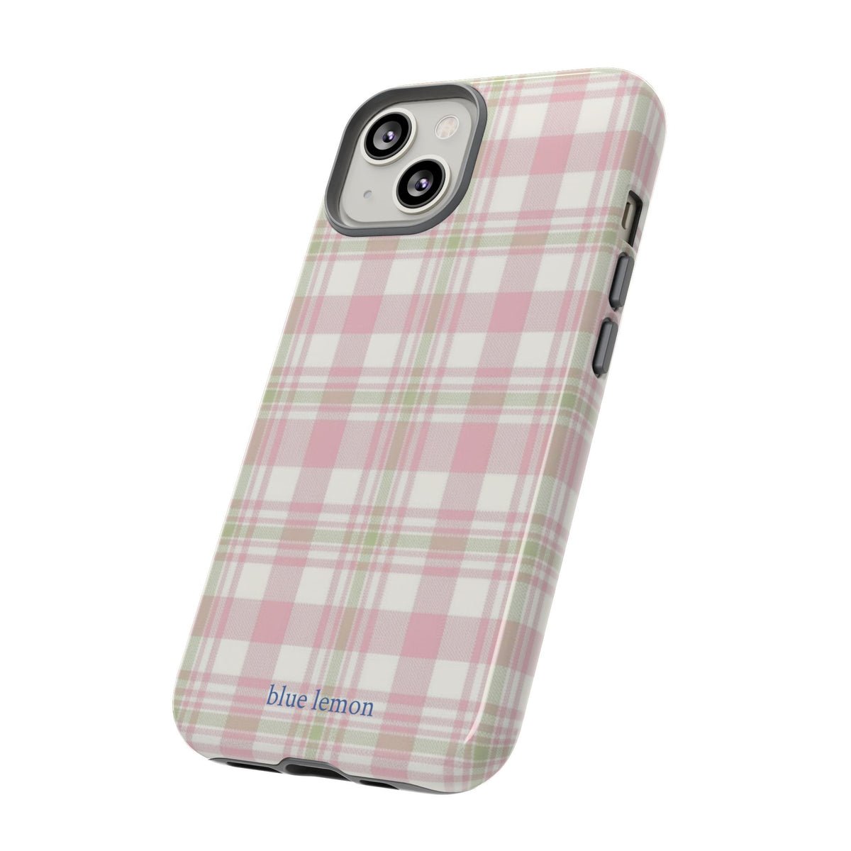 Pink & Green Plaid Case
