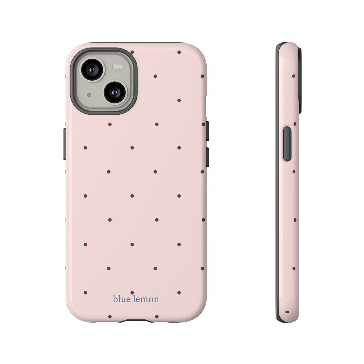 Pink & Brown Polka-Dot Case