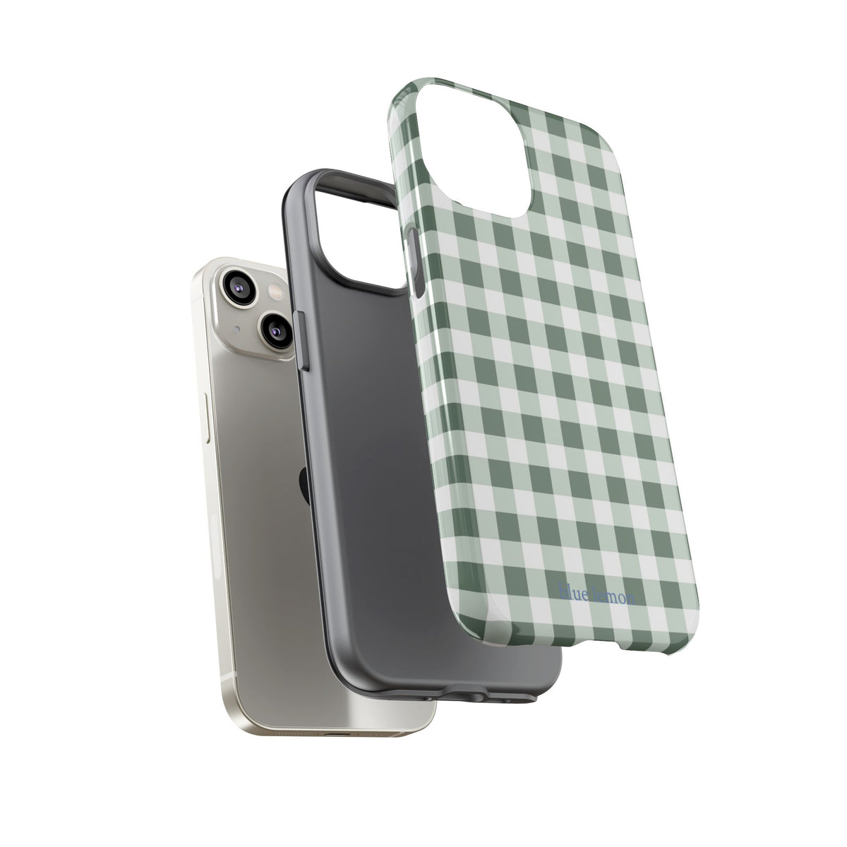 Green Gingham Case