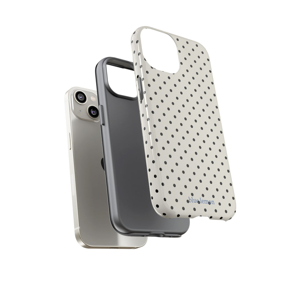 White & Black Polka-Dot Case