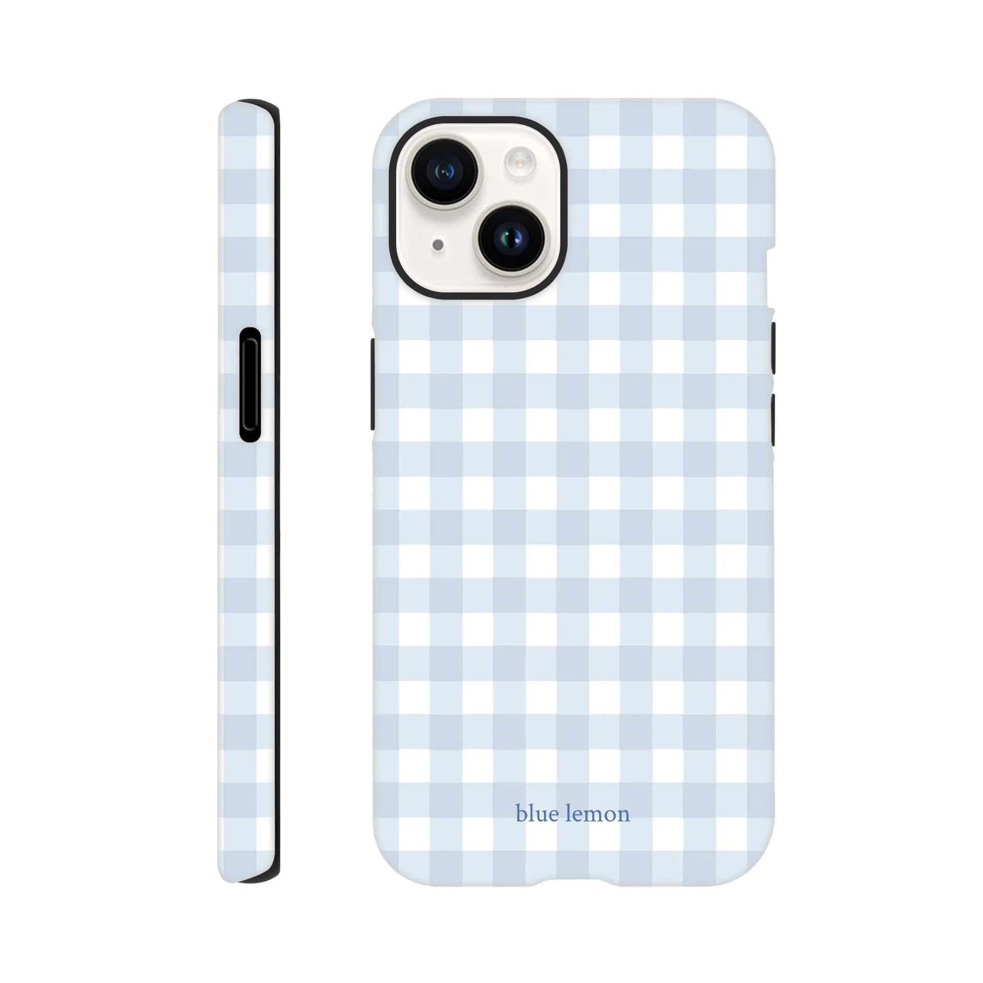 blue gingham case – blue lemon shoppe blue gingham case – blue lemon shoppe